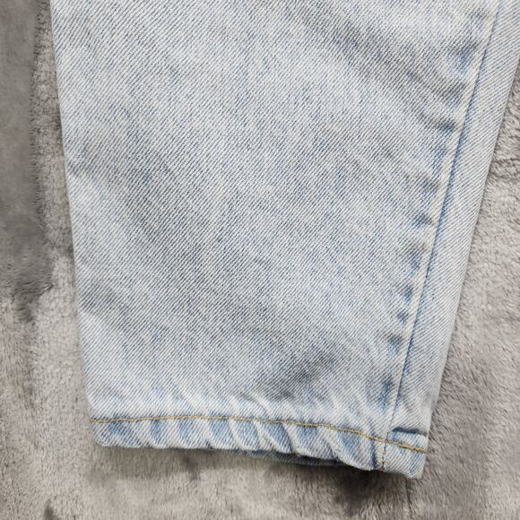 Vintage Zena Jeans Women 8 Blue High Rise Tapered Baggy Light Wash Grunge Skater - Picture 4 of 13